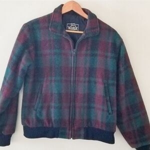 Woolrich plaid coat